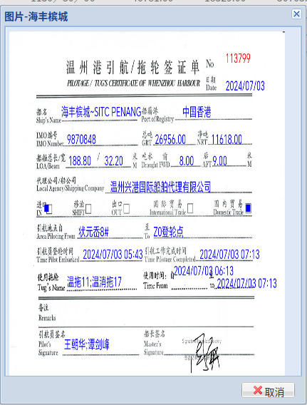 溫州港引航站電子簽證單系統(tǒng)上線，國內(nèi)貿(mào)易代理迎來數(shù)字化升級